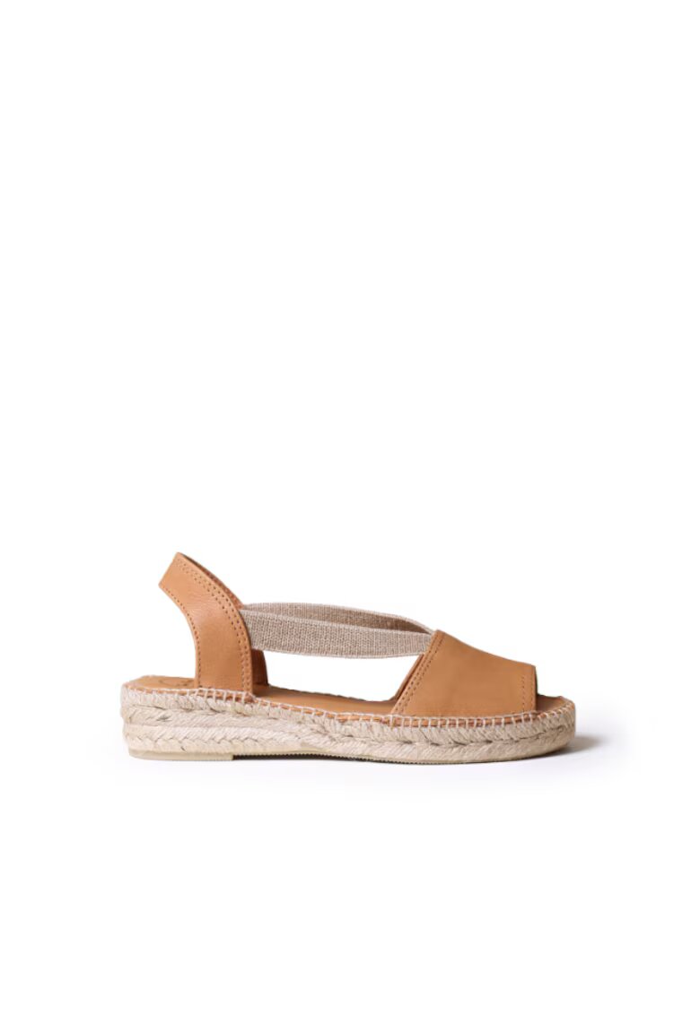 Toni Pons Espadrile din piele Etna - - Maro