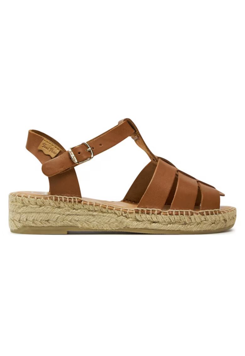 Toni Pons Sandale dama 303680985 - Piele naturala - Maro