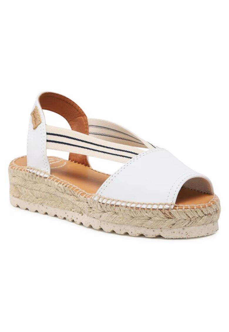 Toni Pons Sandale dama - Piele naturala - Alb - Alb
