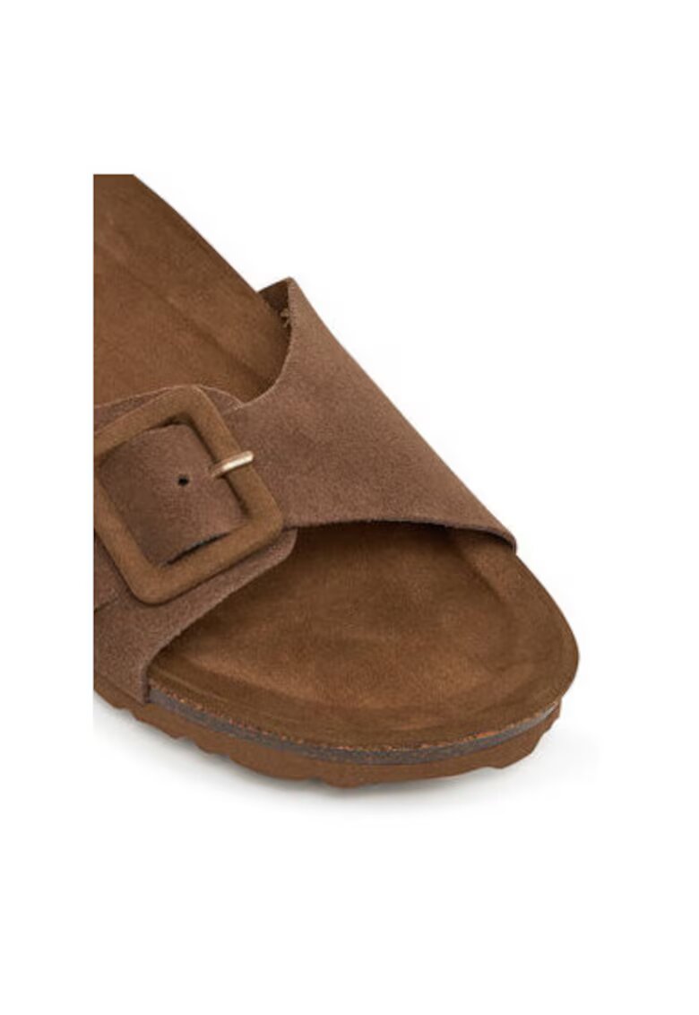 Toni Pons Slapi dama - GLIDE-QT - Piele naturala - Maro - Maro