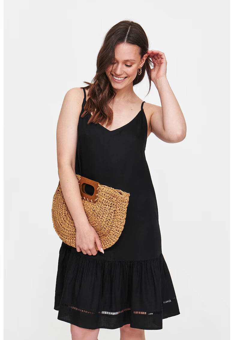 Top Secret Rochie lejera cu decolteu in V - Negru