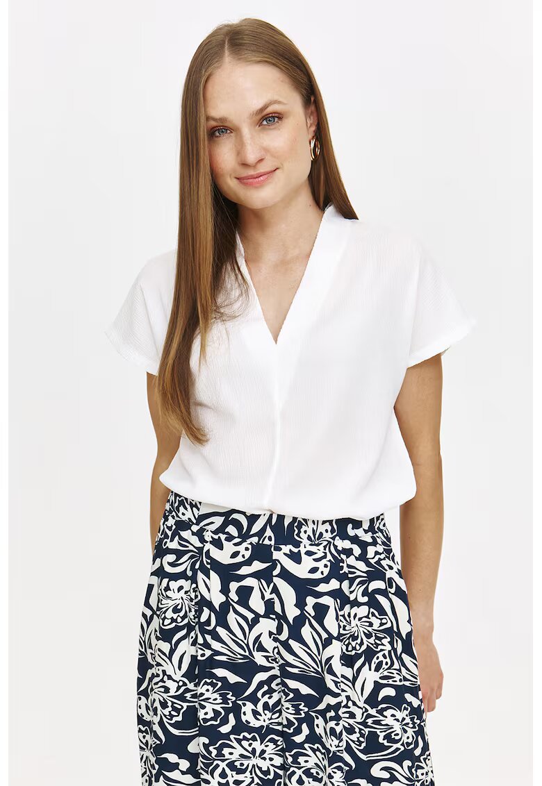 Top Secret Tricou cu decolteu in V - Alb
