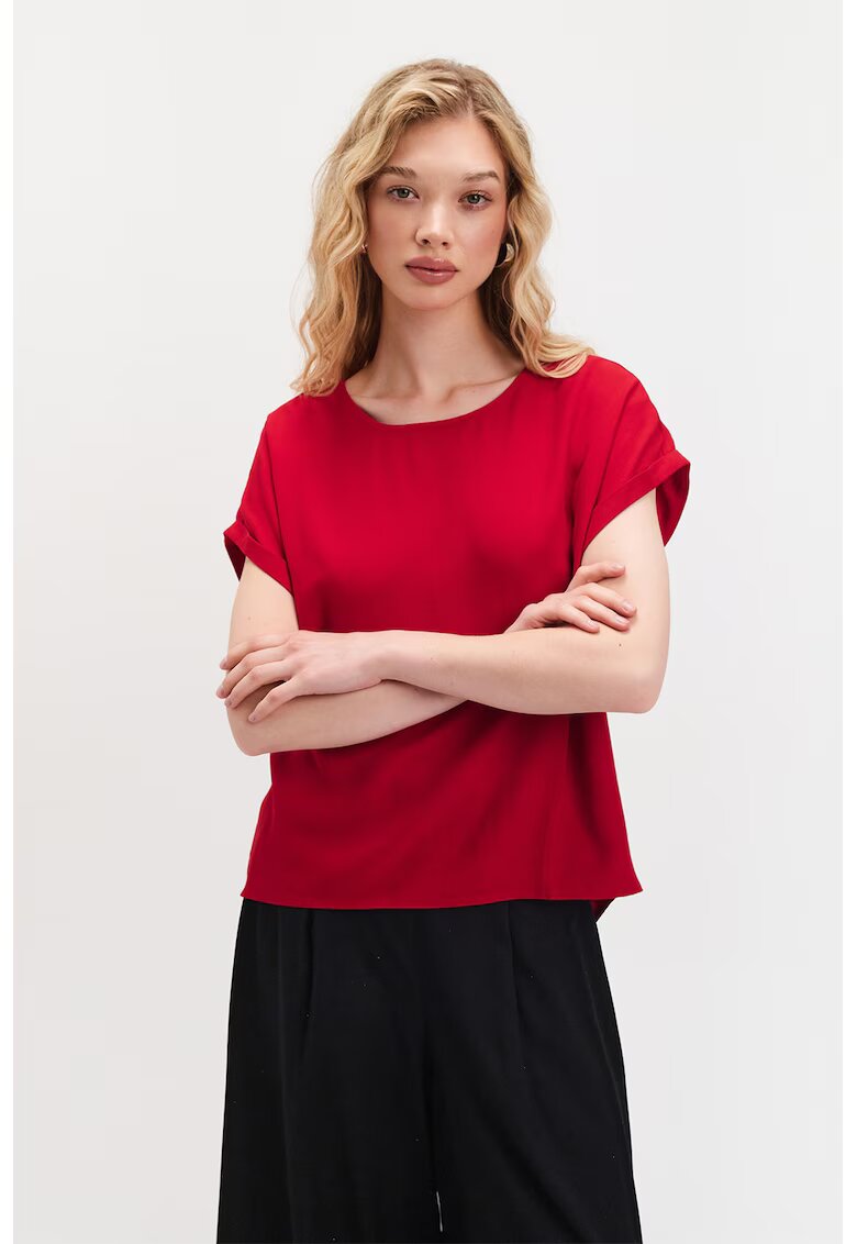 Top Secret Tricou lejer cu decolteu rotund - Rosu vermillion
