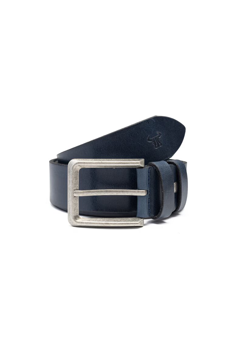 Toro Nero Curea piele barbati - bleumarin - Thick bleumarin - Bleumarin