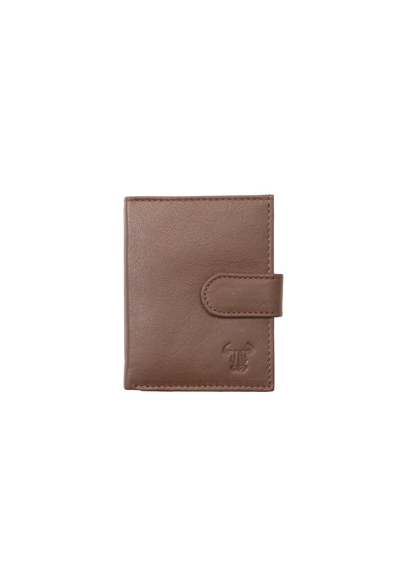 Toro Nero Port-card barbati piele naturala - compact - maro