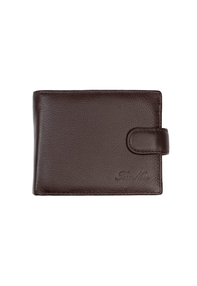 Toro Nero Portofel barbati din piele naturala maro Executive - protectie RFID
