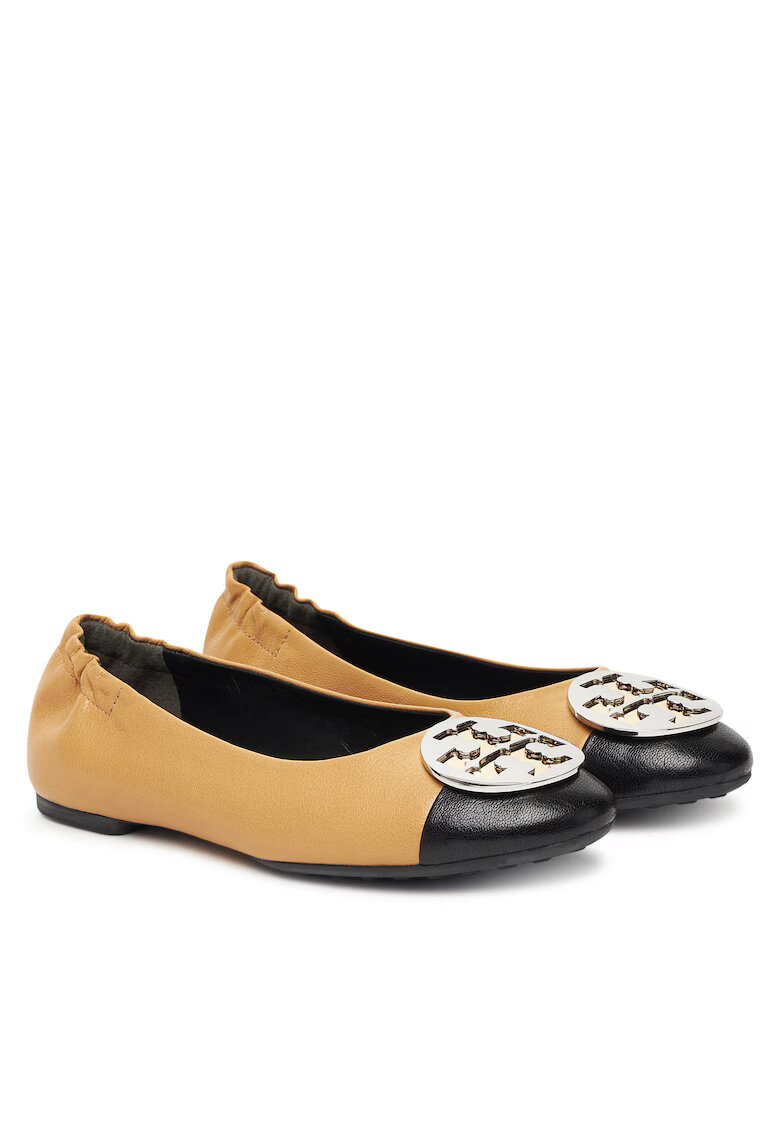 Tory Burch Balerini dama - piele naturala - maro/negru