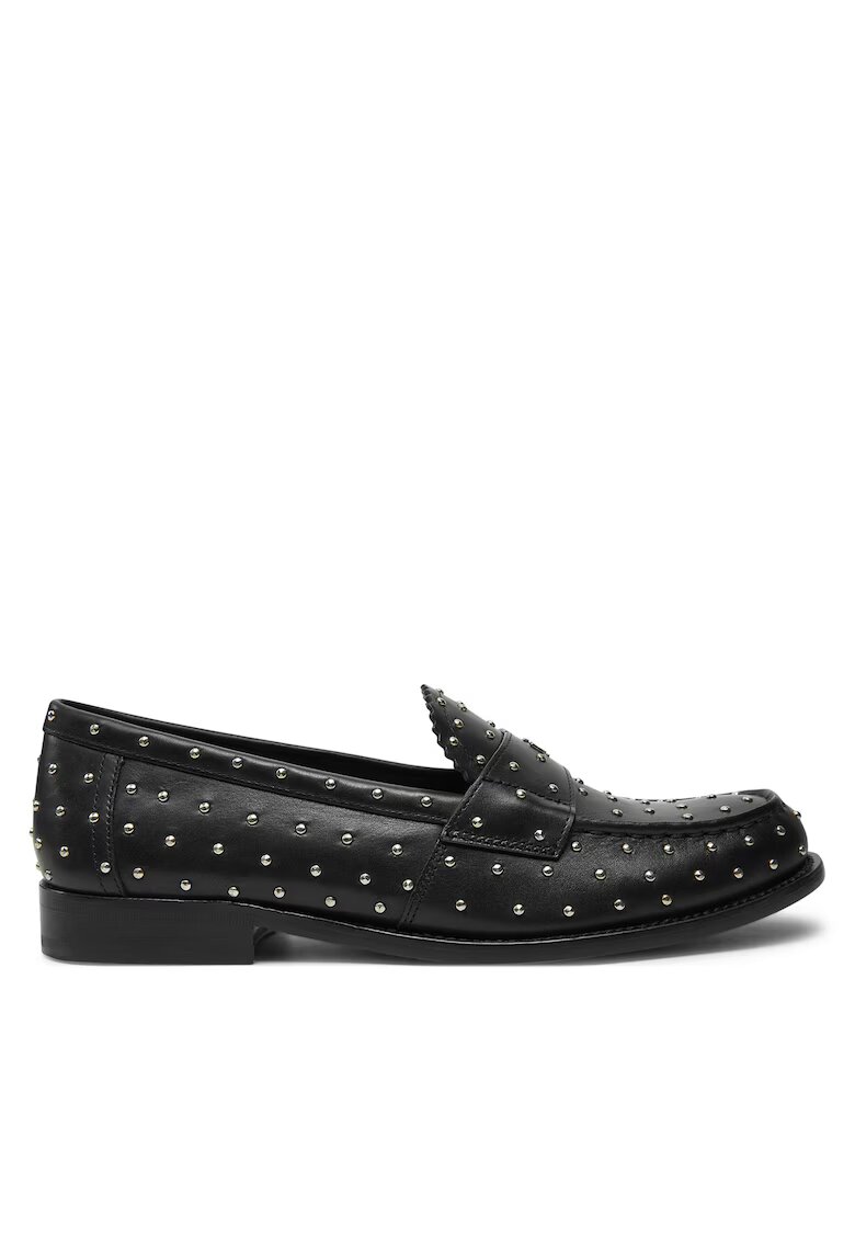 Tory Burch Mocasini dama negru - piele naturala - cu detalii metalice