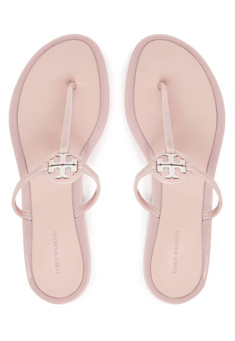 Tory Burch Slapi dama - Meadowsweet - roz - material jelly