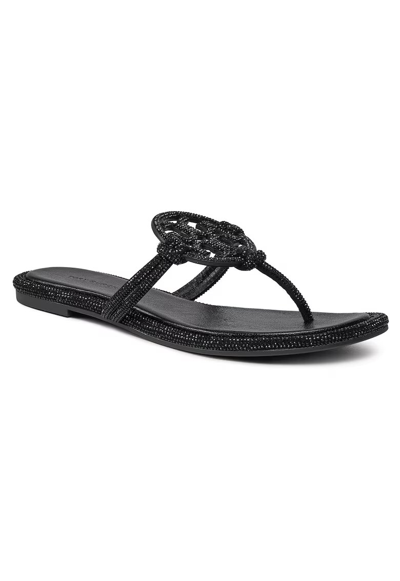 Tory Burch Slapi dama - model Miller - piele naturala - negru