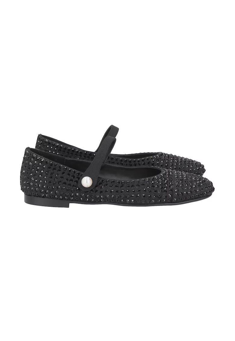 Tosca Blu Balerini decorati cu tinte Eden - Negru