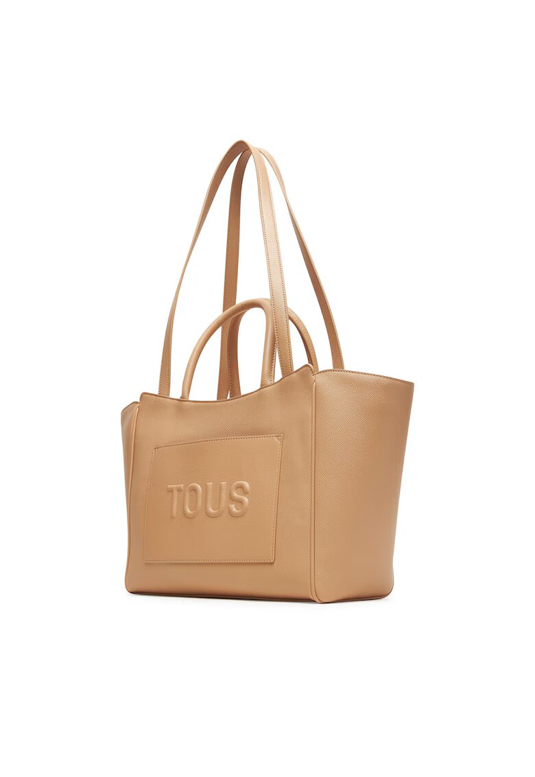 Tous Geanta dama Sand Brenda City 20021922 - ecologica - universala - culoare bej