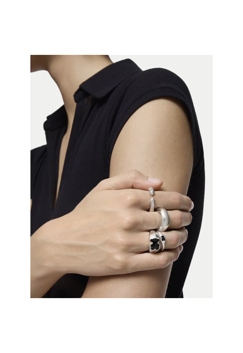 Tous Inel dama Silver Icon Color 100428431 - argintiu - material plastic