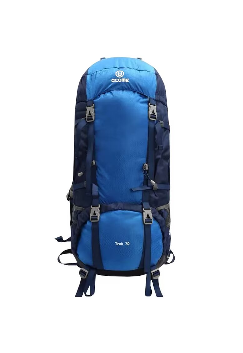 Trek Rucsac turistic Acome 70L - albastru - 170x207x376mm