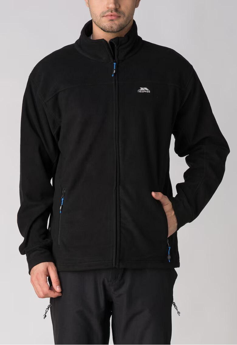 Trespass Bluza de trening din fleece cu fermoar Bernal - Negru