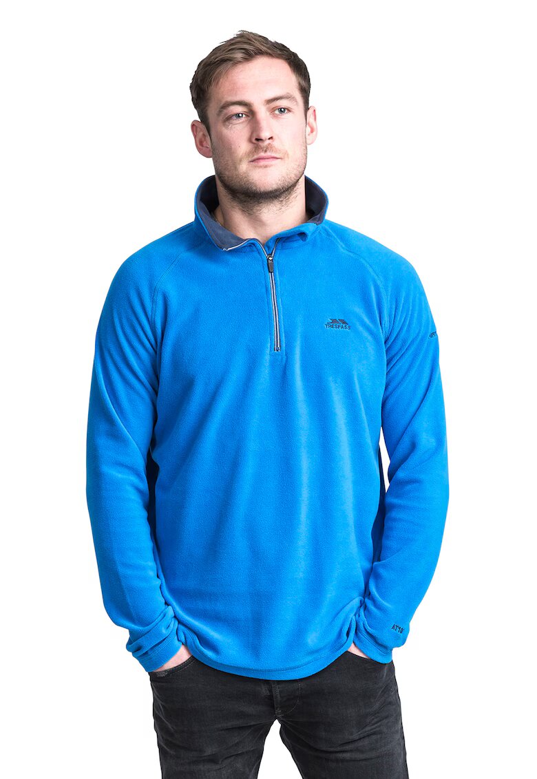 Trespass Bluza din material microfleece cu fenta cu fermoar Blackford - Albastru deschis - Albastru -