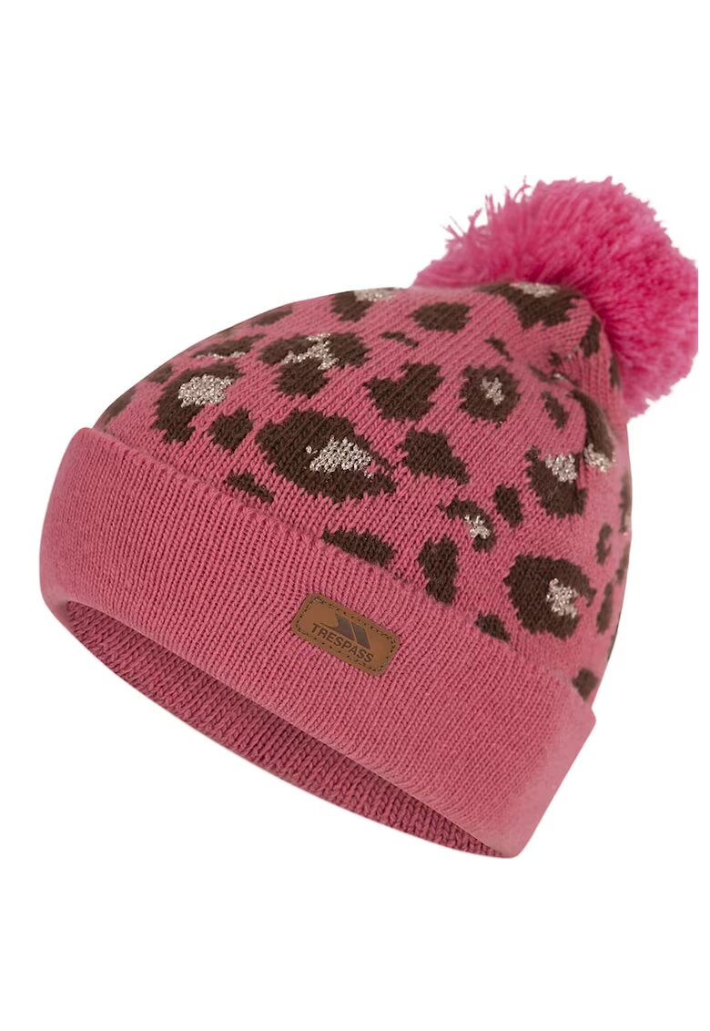 Trespass Caciula cu animal print Kaylani - Auriu/Maro/Roz