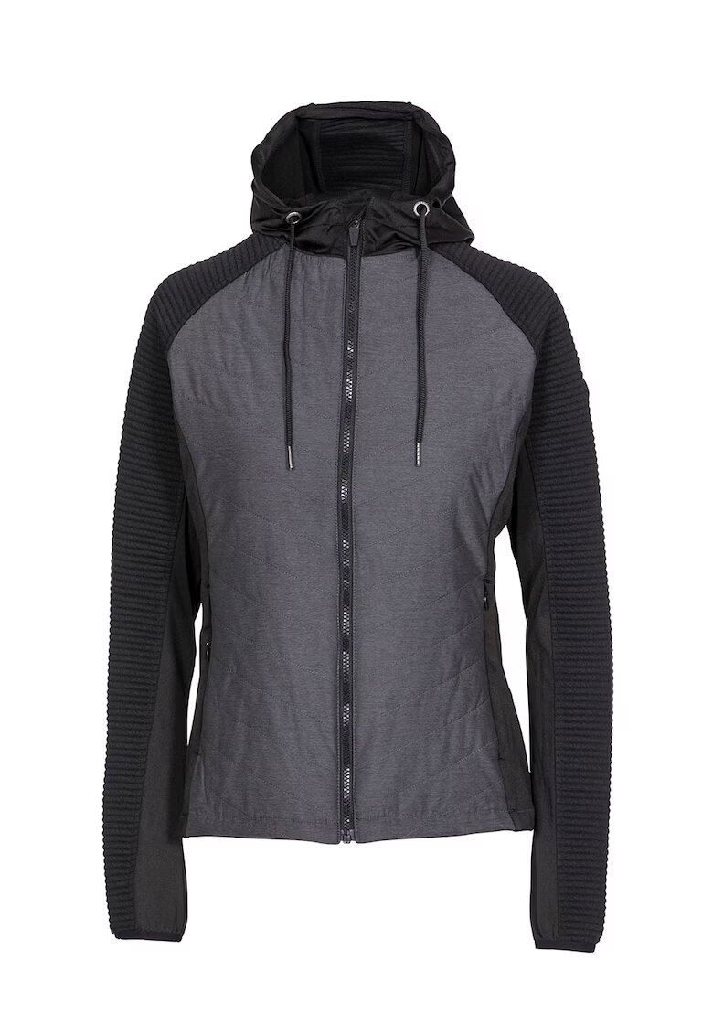 Trespass Jacheta cu captuseala din material fleece - pentru drumetii Grace - Negru/Gri
