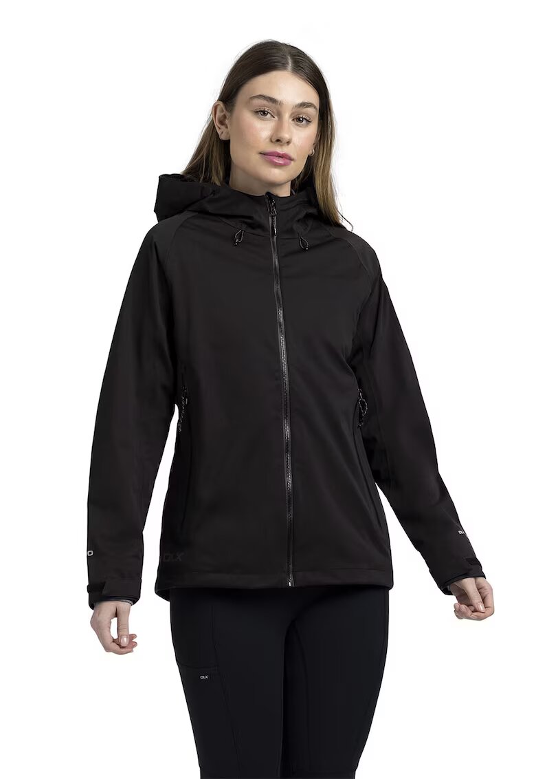 Trespass Jacheta impermeabila cu gluga Justine - Negru