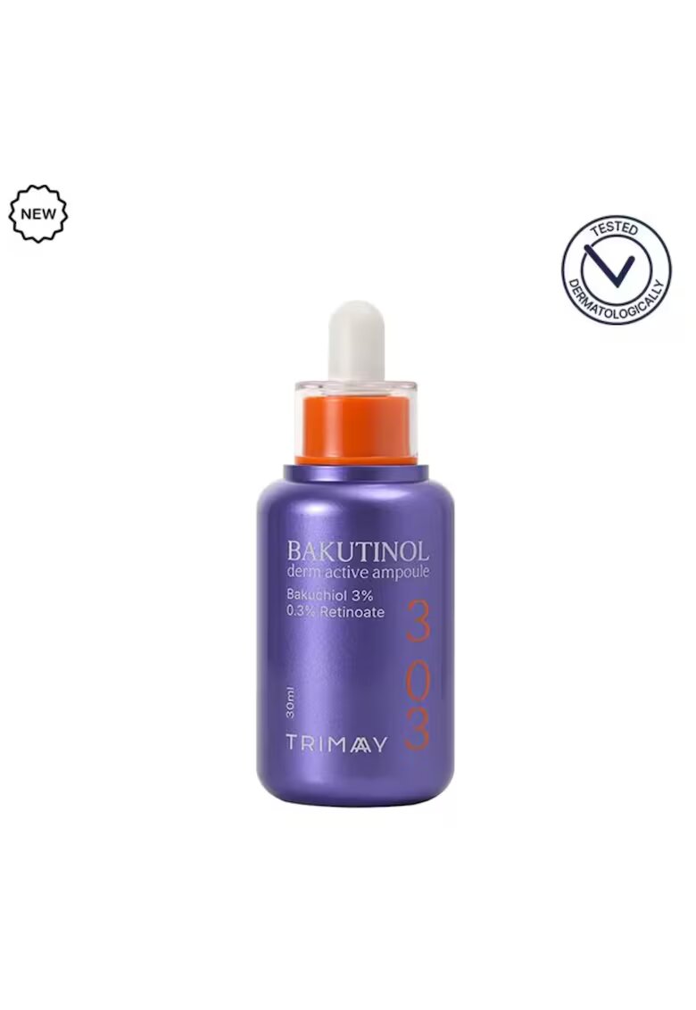 TRIMAY Ser concentrat antirid cu 3% bakuchiol & 0.3% Retinoate - Bakutinol Derm Active - 30 ml