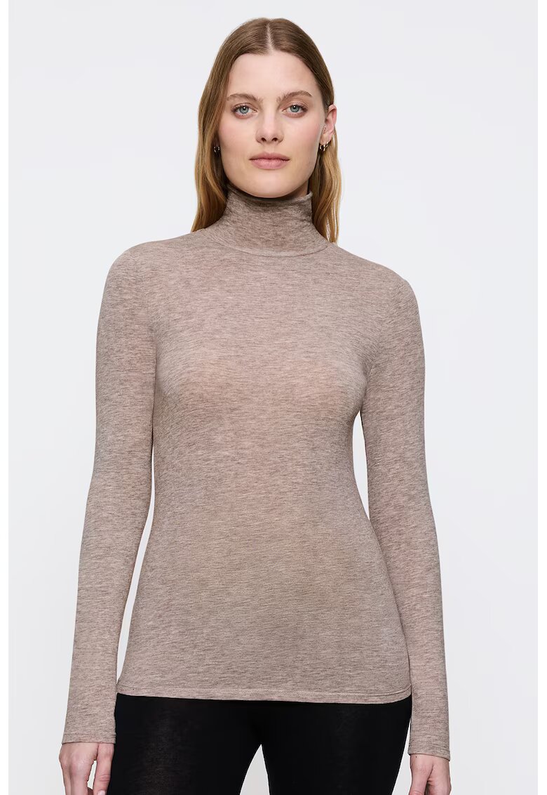 Triumph Bluza de pijama din amestec de modal - Gri melange
