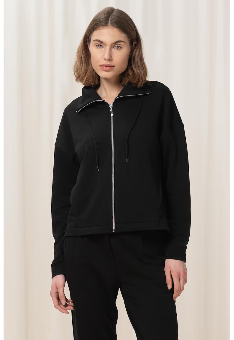Triumph Bluza de trening de casa cu fermoar - Negru