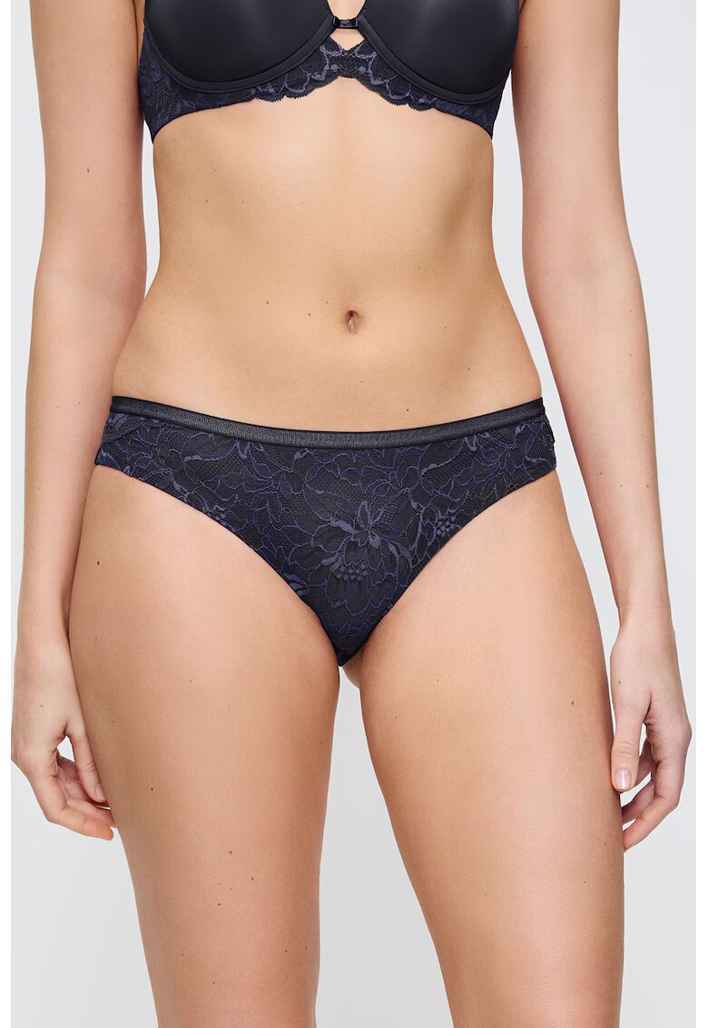 Triumph Chiloti brazilieni de dantela Amourette Charm - Gri inchis