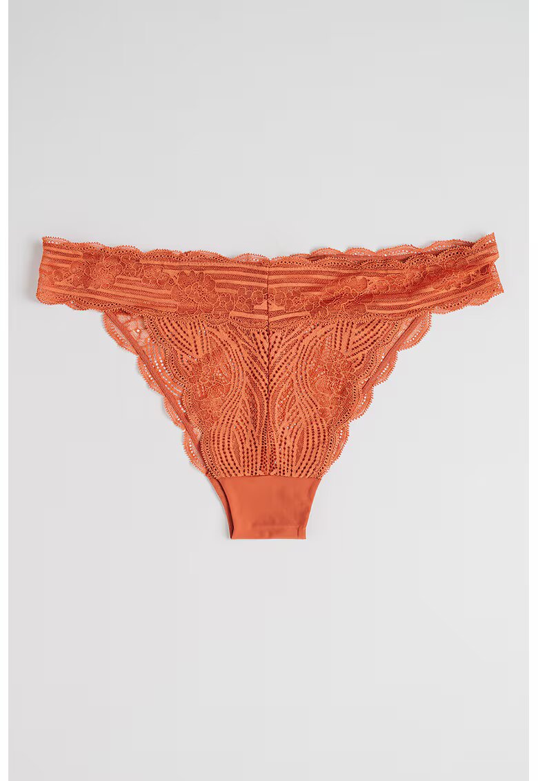 Triumph Chiloti brazilieni de dantela - Caramiziu
