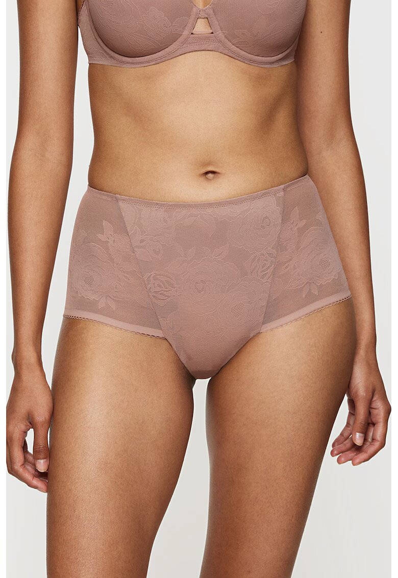 Triumph Chiloti hipster cu garnituri din dantela - Roz/Roz prafuit