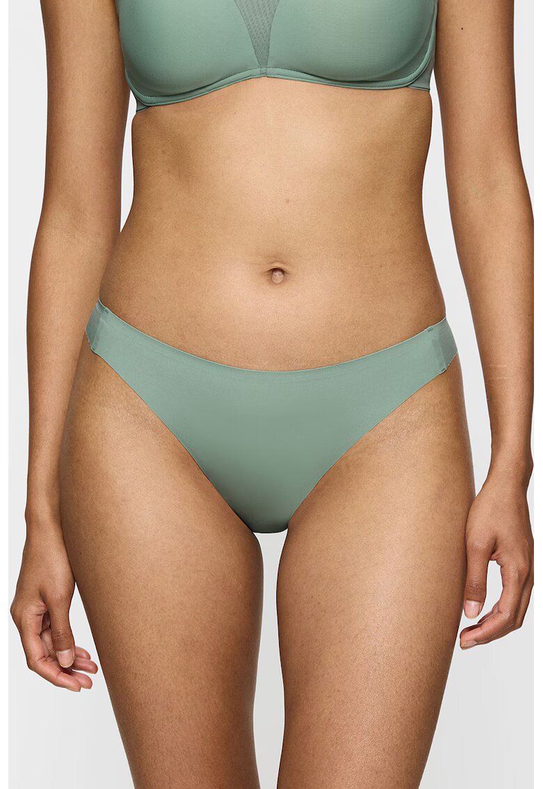 Triumph Chiloti tanga fara cusaturi Smart Invisible - Verde sparanghel