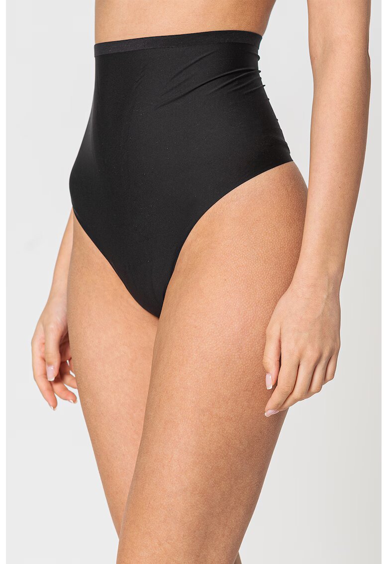 Triumph Chiloti tanga modelatori cu talie inalta Shape Smart - Negru