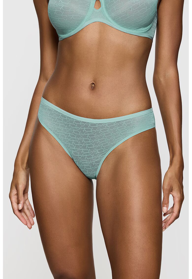Triumph Chiloti transparenti Signature - Verde persan/Transparent