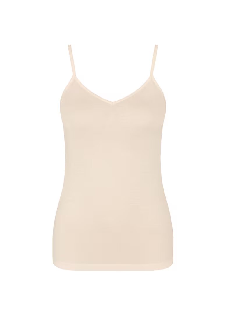 Triumph Maiou Sloggi EVER Cosy Spaghetti Top - - Alb