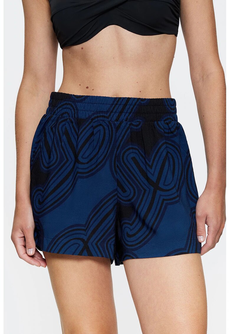 Triumph Pantaloni scurti cu buzunare laterale MyWear - Negru/Bleumarin