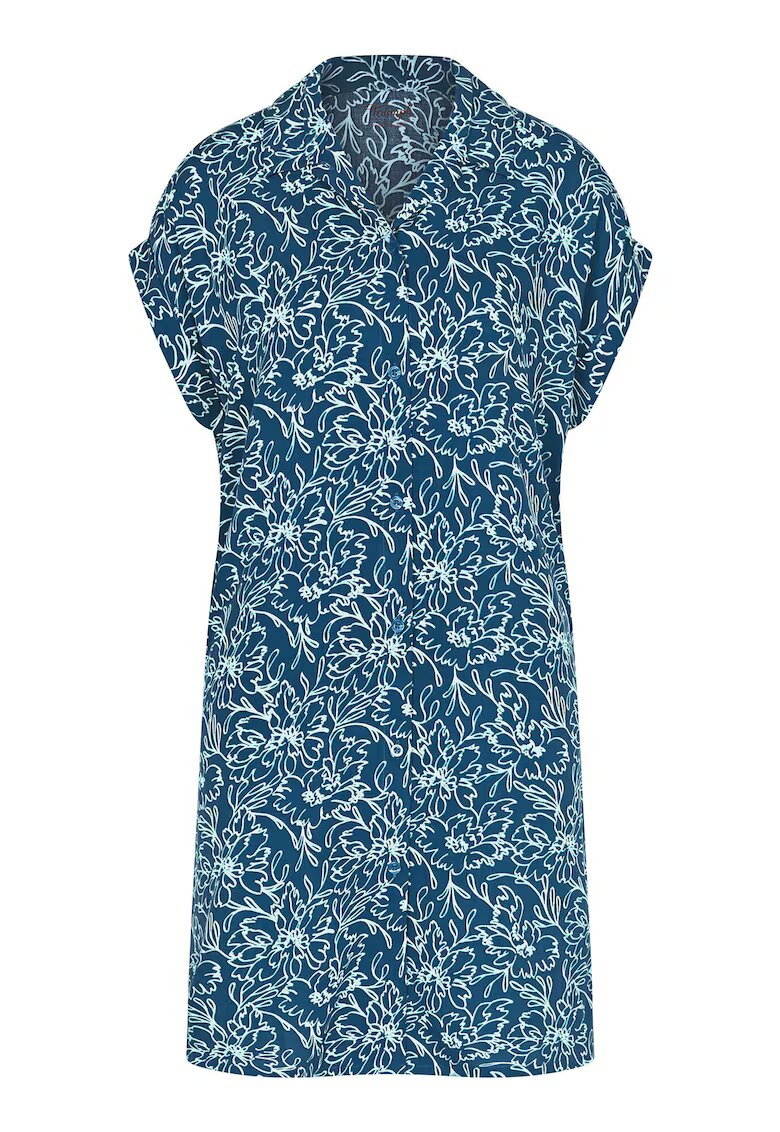 Triumph Rochie - M031 - albastru viscoza - Albastru