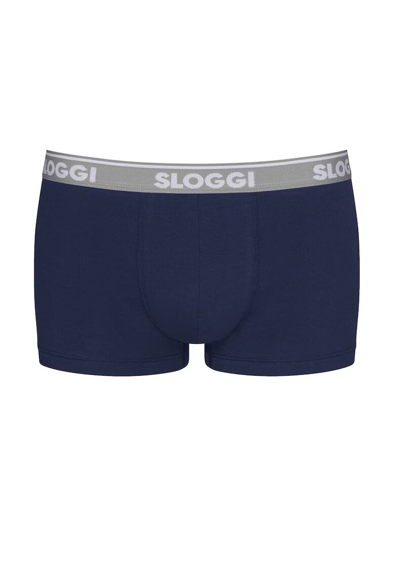 Triumph Set chiloti (2 buc) barbati sloggi men GO ABC Hipster - albastru inchis - Albastru inchis