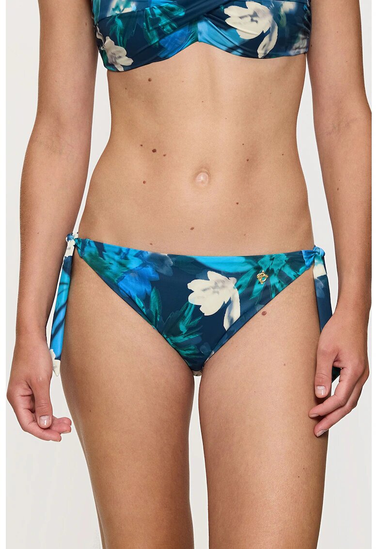 Triumph Slip cu imprimeu - Albastru/Bleumarin