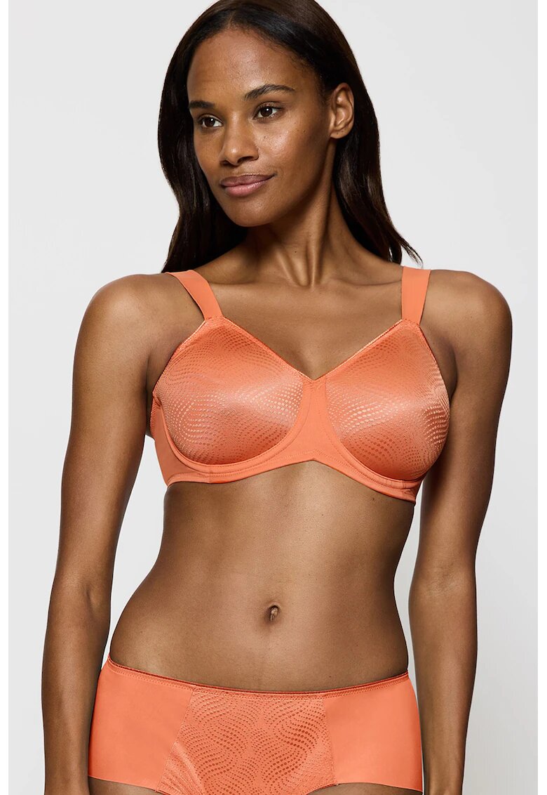 Triumph Sutien cu acoperire completa Essential Minimizer T - Portocaliu