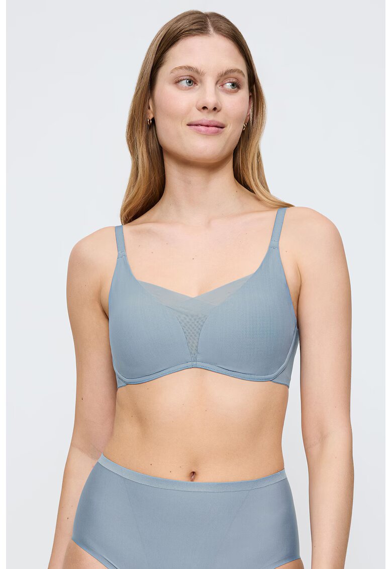 Triumph Sutien cu burete Shape Smart - Albastru glaciar