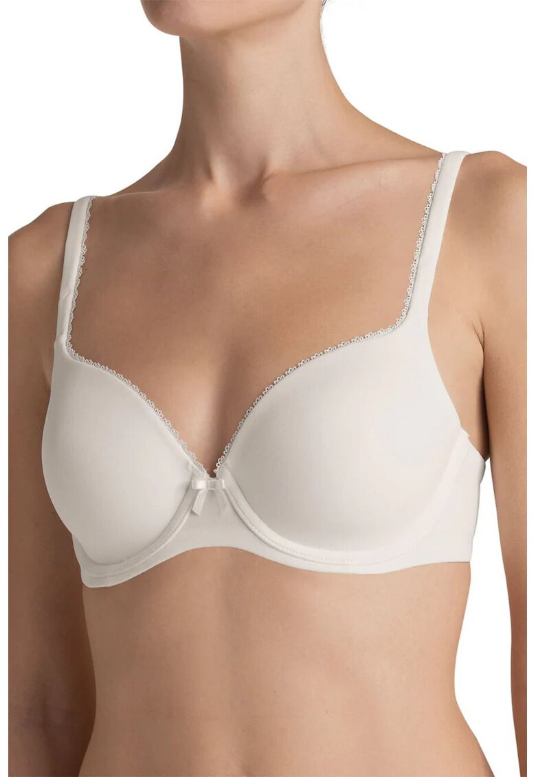 Triumph Sutien cu burete subtire Perfectly - Alb