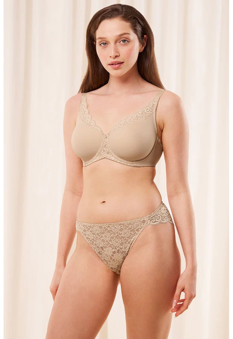 Triumph Sutien cu insertii de dantela Amourette - Bej deschis