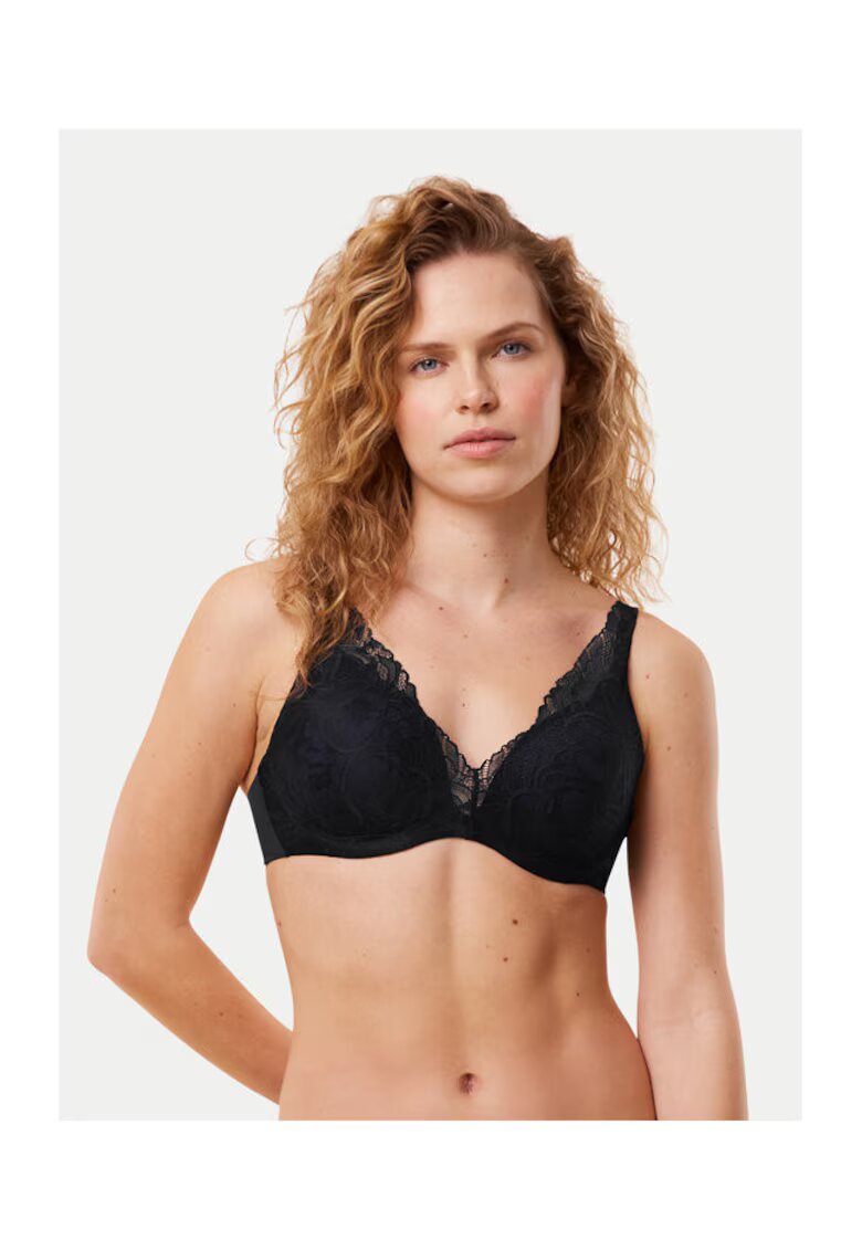Triumph Sutien dama - 304536373 - Poliamida/Poliester - Negru - Negru
