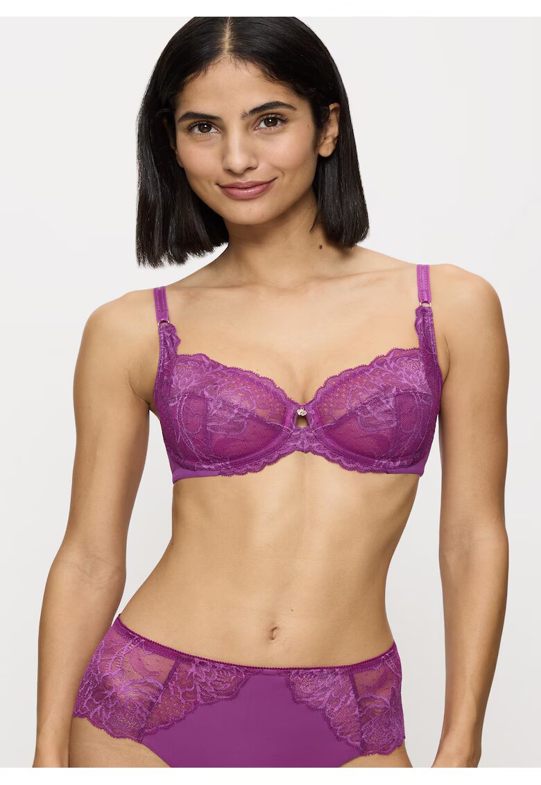 Triumph Sutien din amestec de modal Wild Peony - Mov