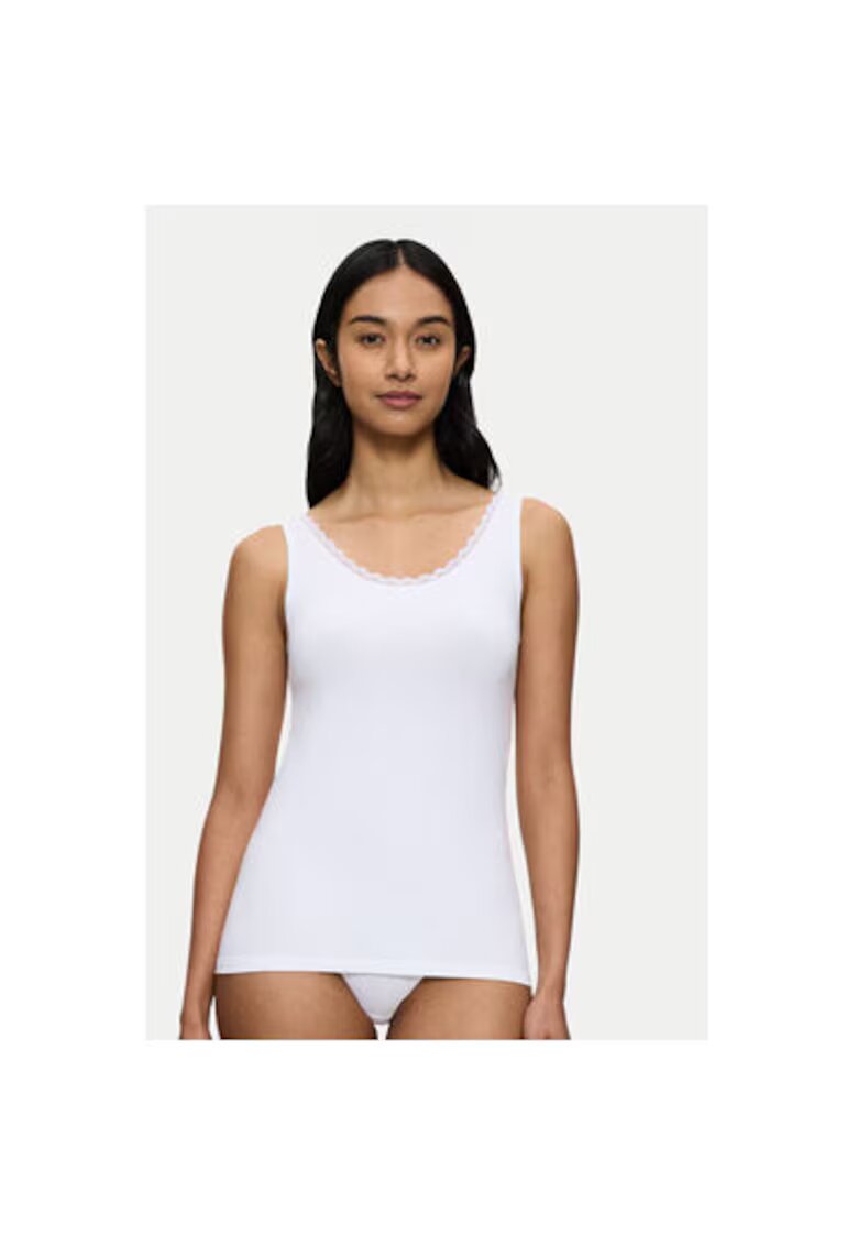 Triumph Tricou dama - 304974908 - Bumbac - Alb - Alb