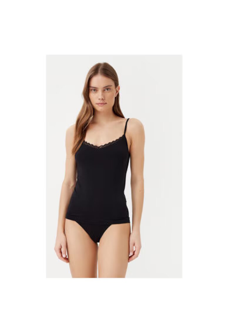 Triumph Tricou dama - 304974946 - Bumbac - Negru - Negru