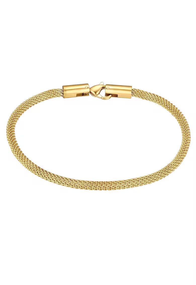 True Rebels Bratara din plasa placata cu aur de 14K - Auriu