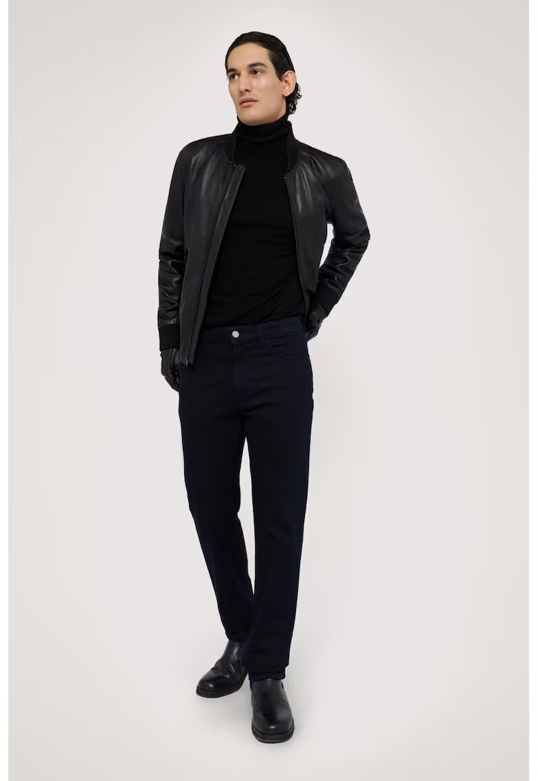 Trussardi Blugi regular fit cu talie medie - Albastru ultramarin