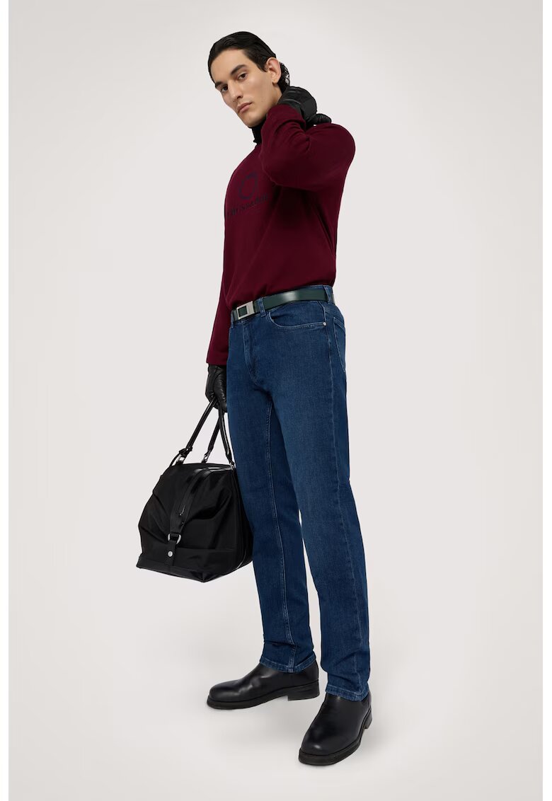 Trussardi Blugi regular fit Iconic 380 - Albastru inchis