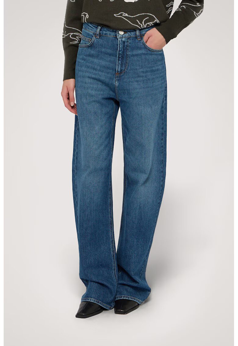 Trussardi Blugi relaxed fit - Albastru inchis