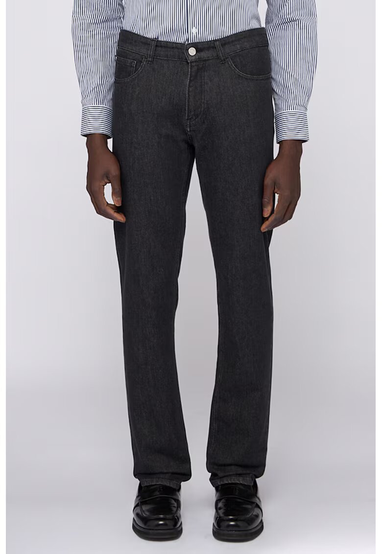 Trussardi Blugi slim fit 370 - Negru stins